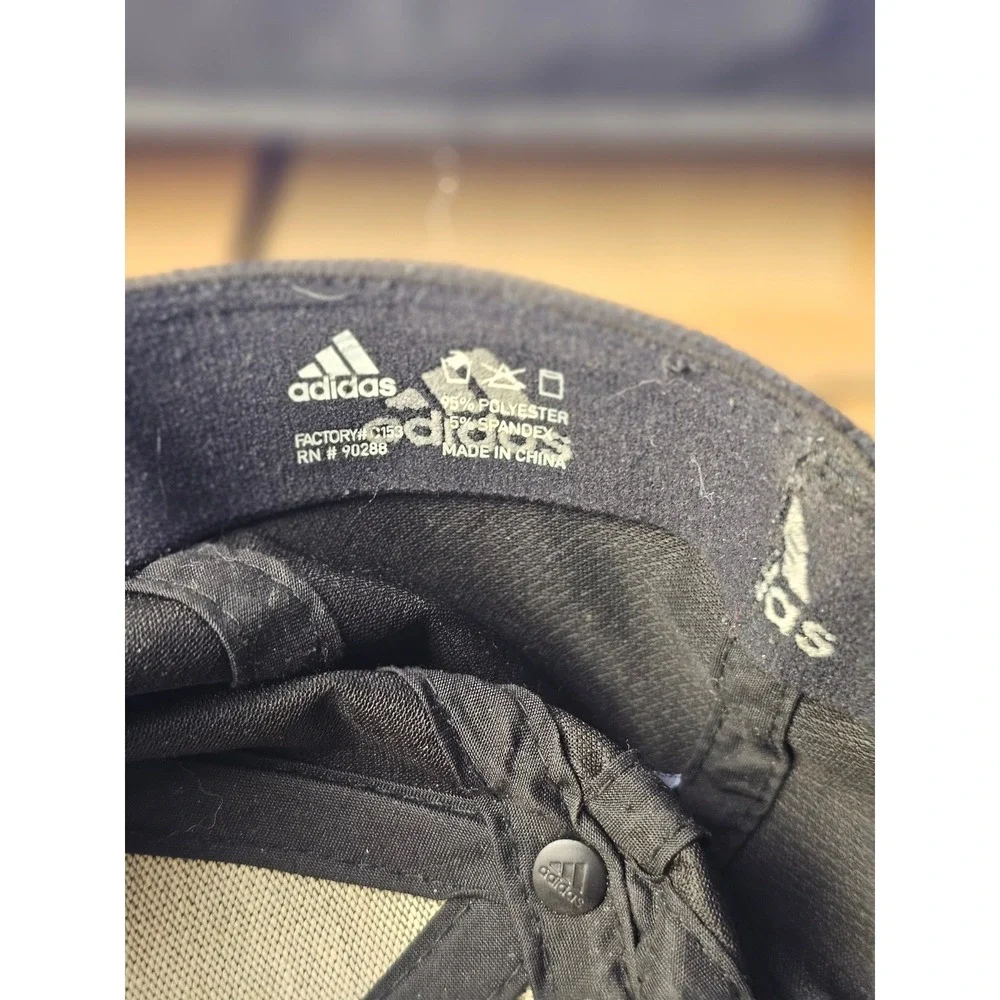 Adidas Aeroready Black Baseball Cap Hat Embroidered Logo RN 90288 Mens Womens